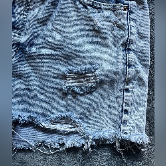 Pacsun Ultra High‎ Rise Vintage Shorts Size 27. Buttonfly - Picture 5 of 10